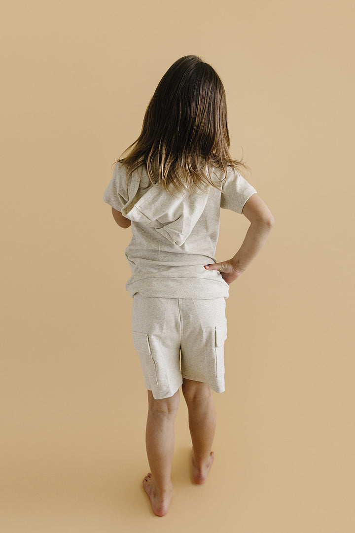 Cargo Shorts Set | Oatmeal