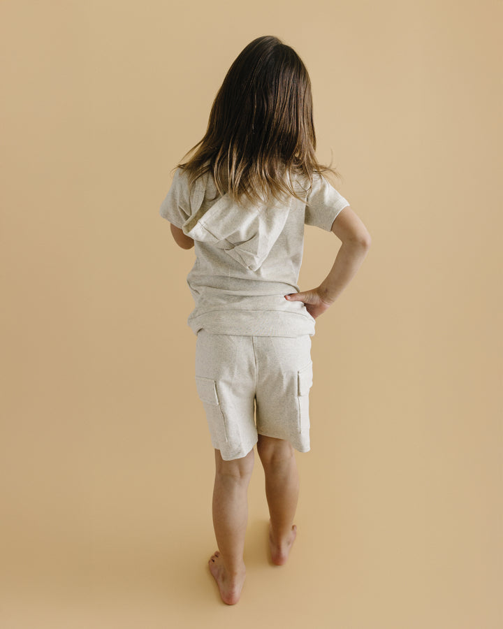 Cargo Shorts Set | Oatmeal