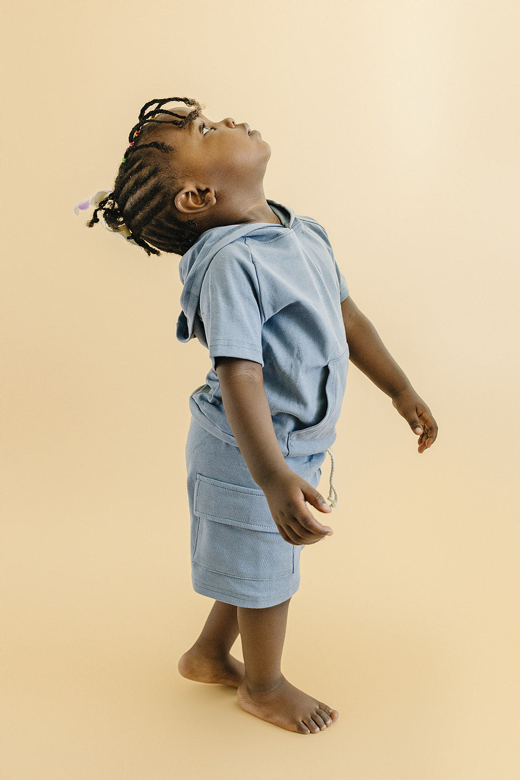 Cargo Shorts Set | Blue