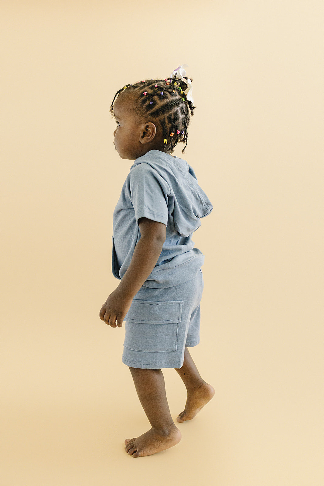 Cargo Shorts Set | Blue