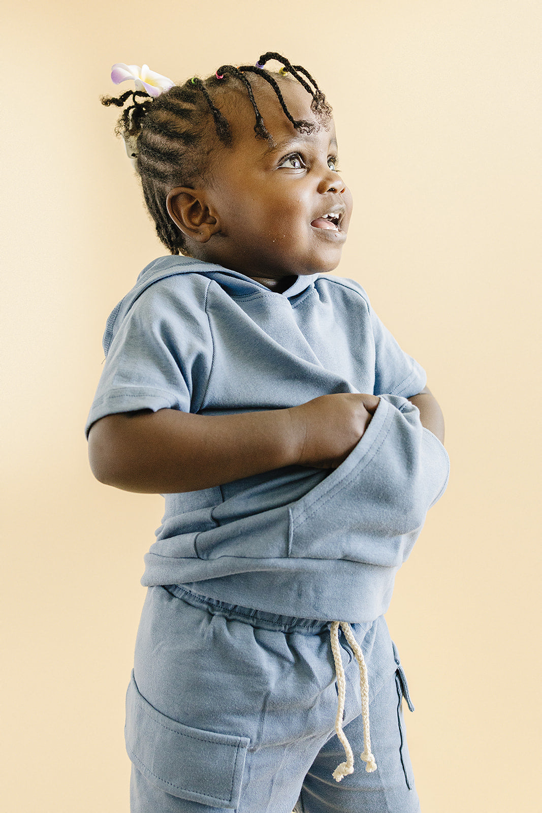 Cargo Shorts Set | Blue