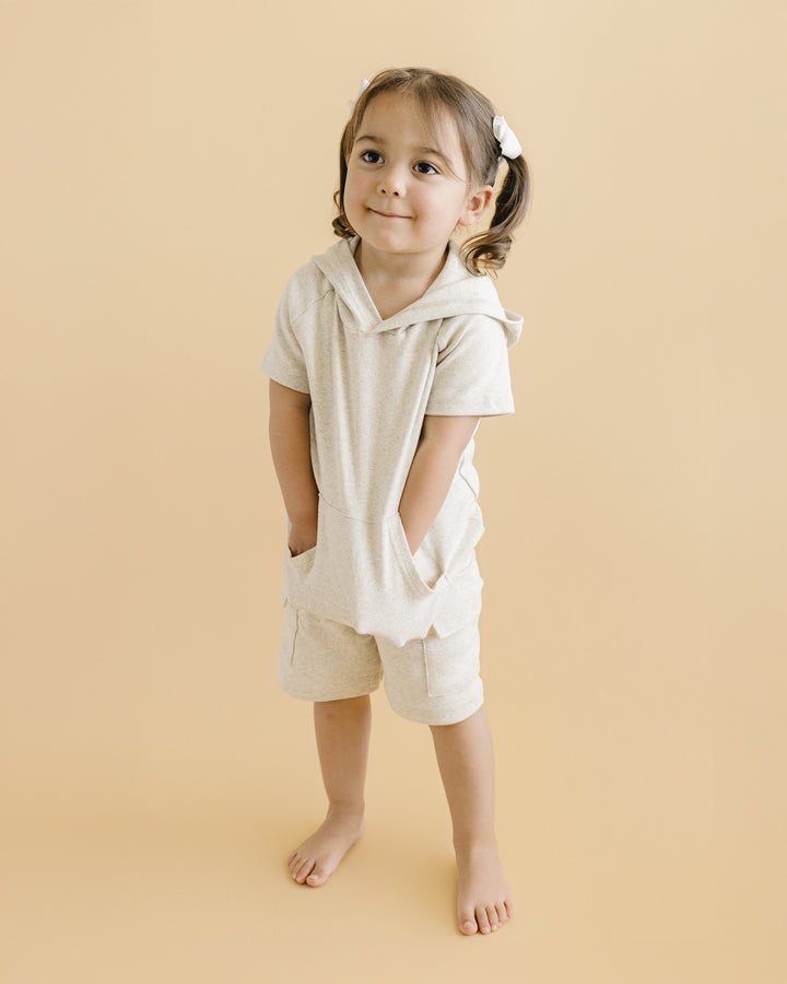 Cargo Shorts Set | Oatmeal