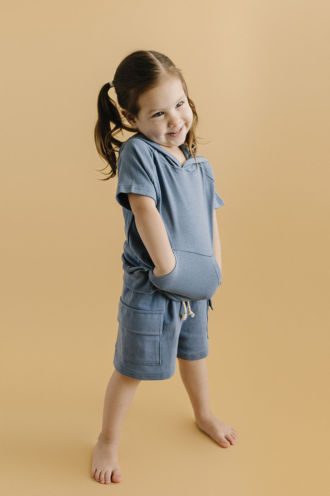 Cargo Shorts Set | Blue