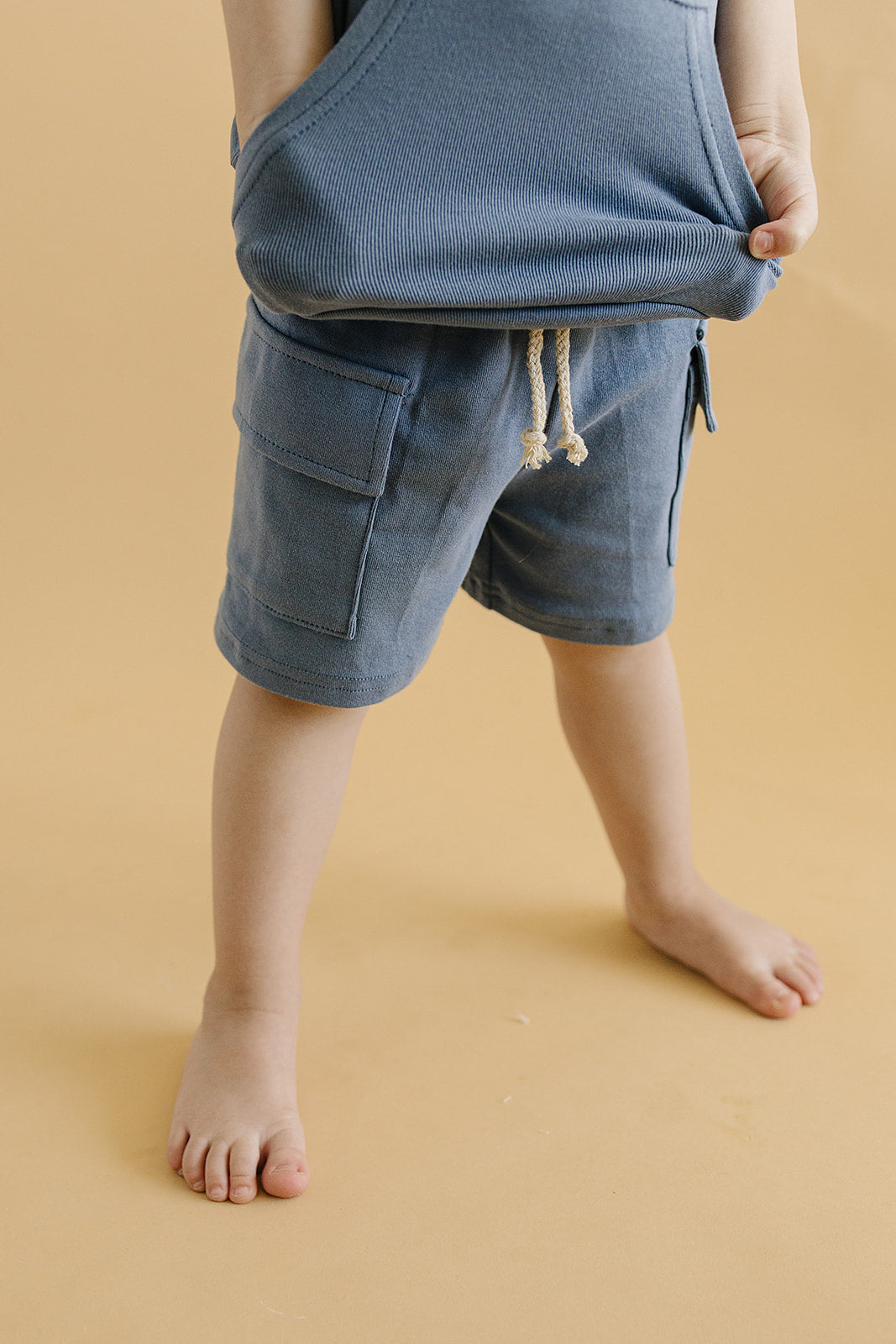 Cargo Shorts Set | Blue