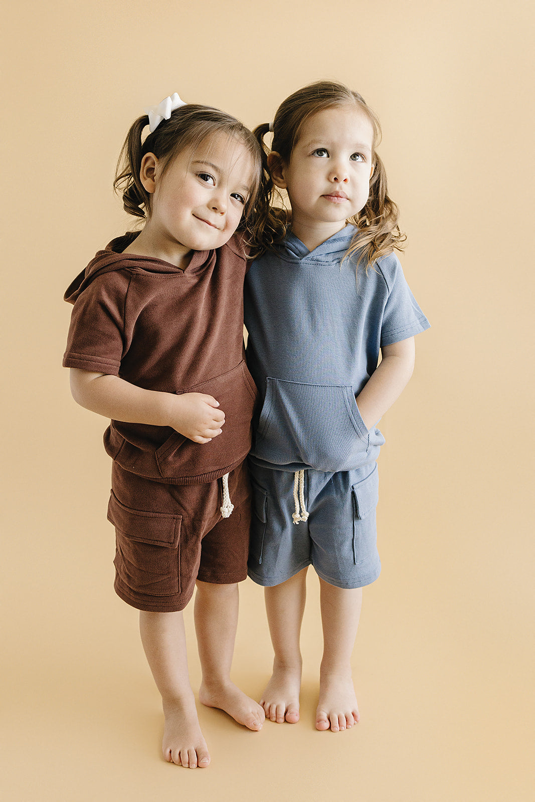 Cargo Shorts Set | Blue