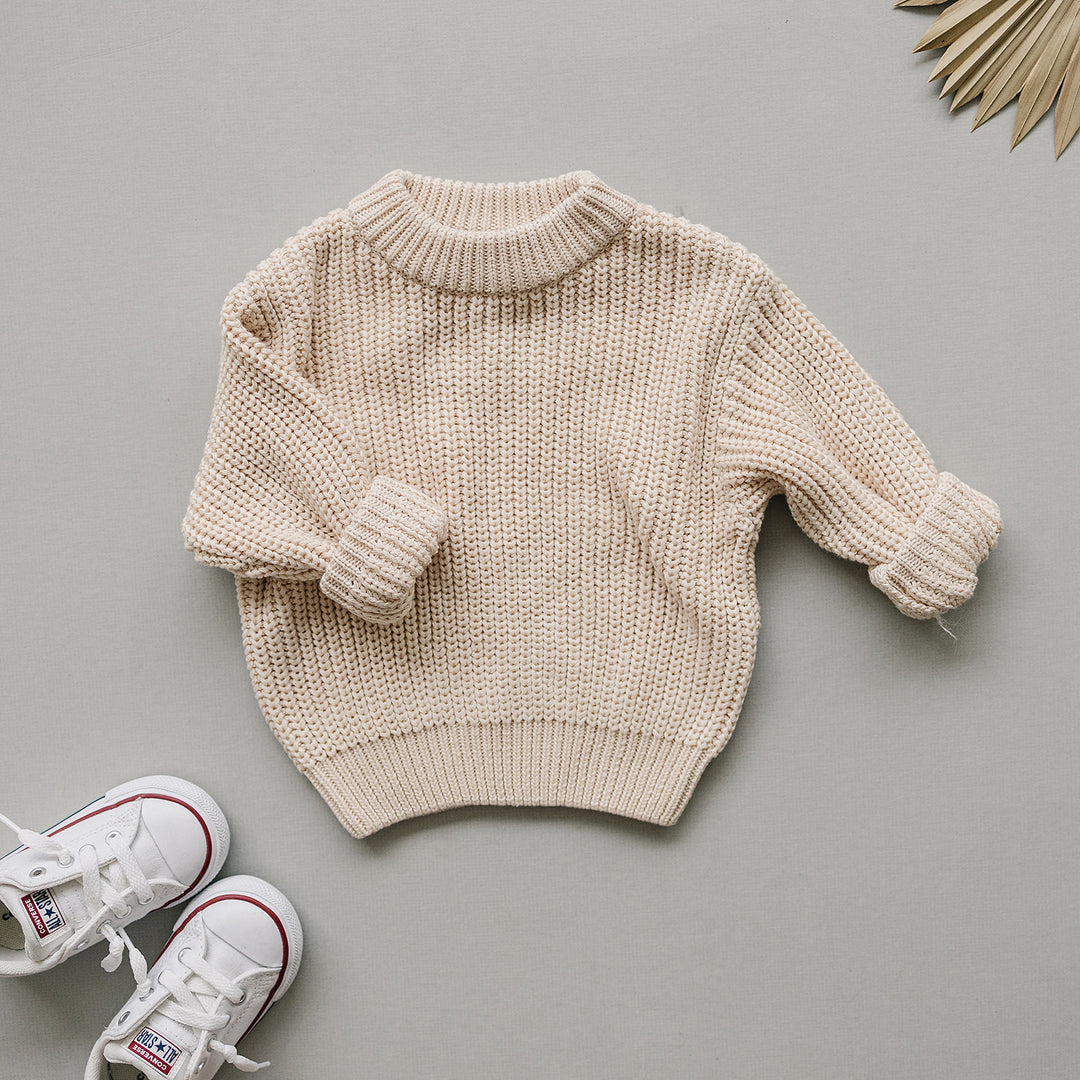 Chunky Knit Sweater | Vanilla