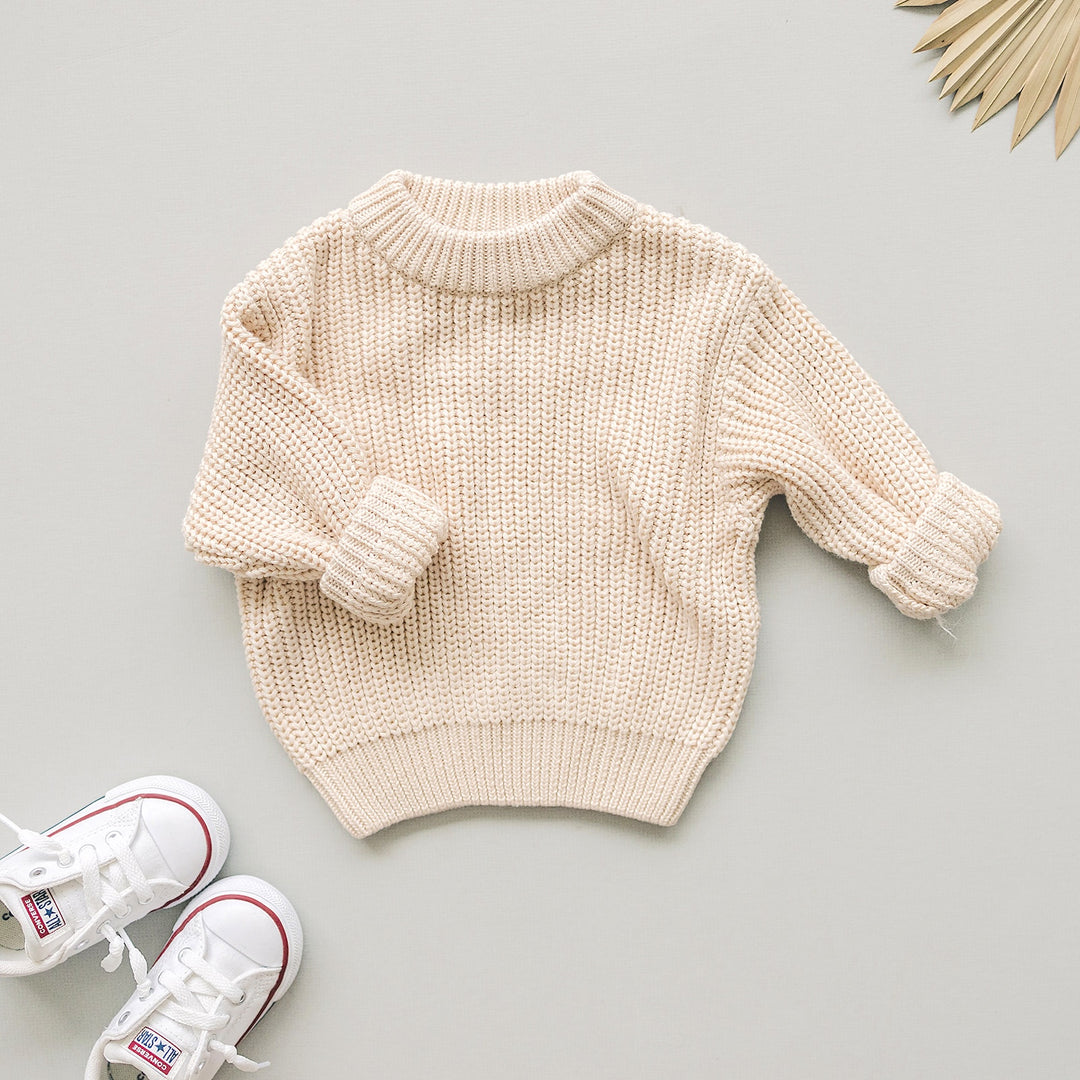 Chunky Knit Sweater | Vanilla