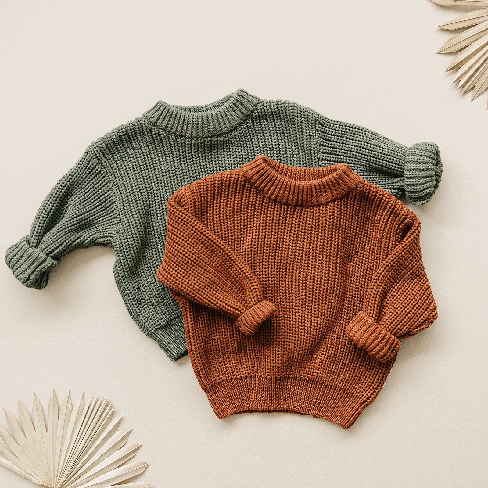 Oversized Gender Neutral Rust Baby Sweater – LUCKY PANDA KIDS