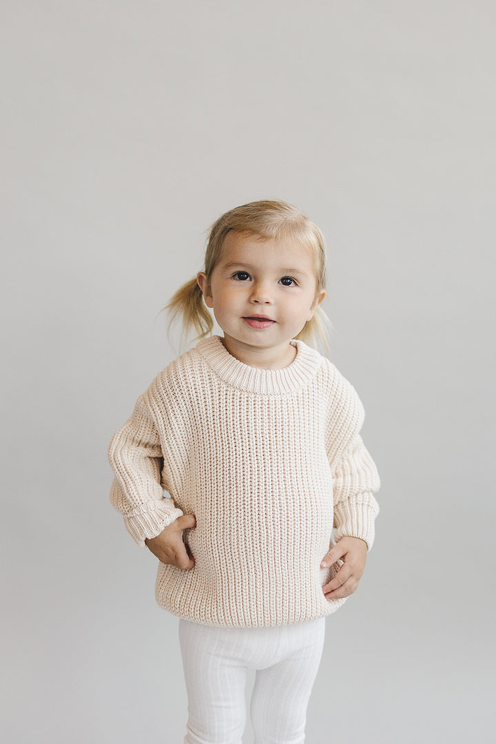 Chunky Knit Sweater | Vanilla