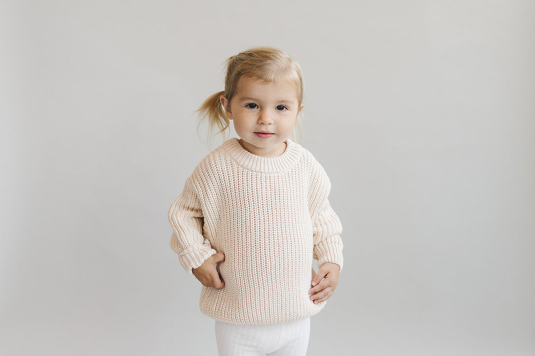 Chunky Knit Sweater | Vanilla