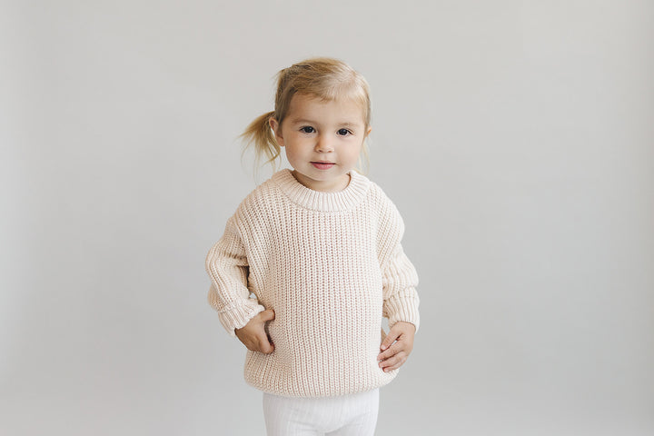 Chunky Knit Sweater | Vanilla