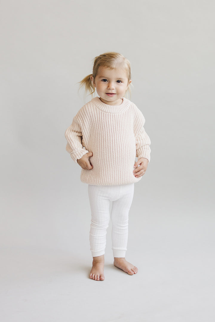 Chunky Knit Sweater | Vanilla