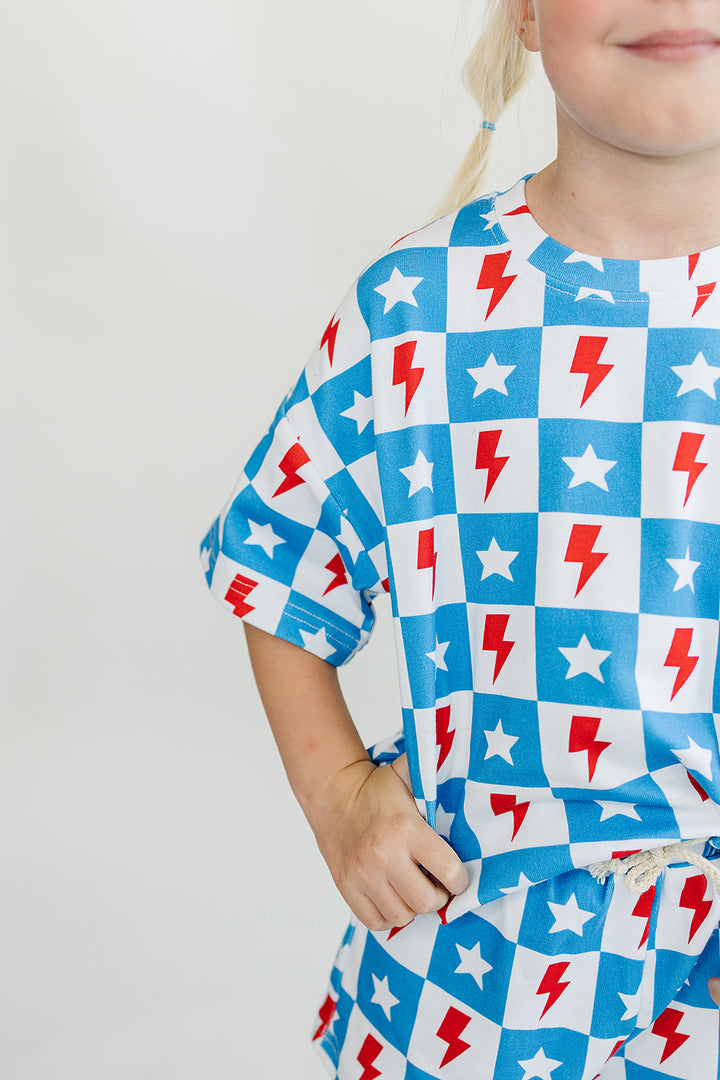 Shorts Set | Checks & Stars