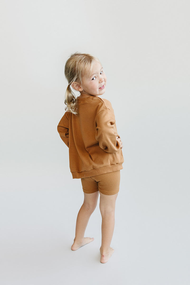 Biker Shorts Set | Rust