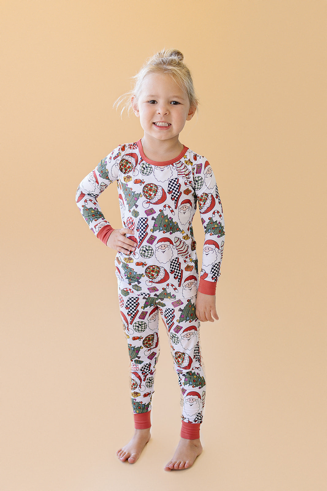 Bamboo Two Piece Set | Retro Christmas