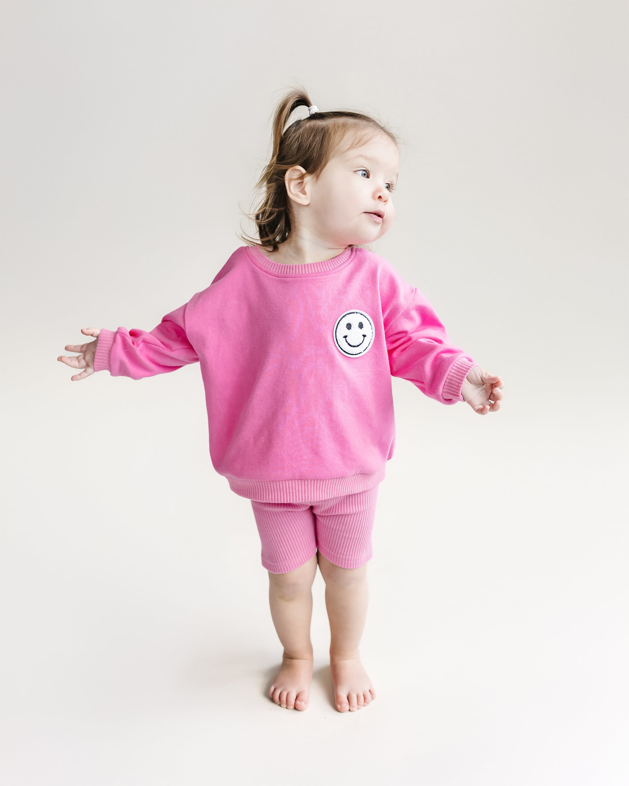 Biker Shorts Set | Pink – LUCKY PANDA KIDS