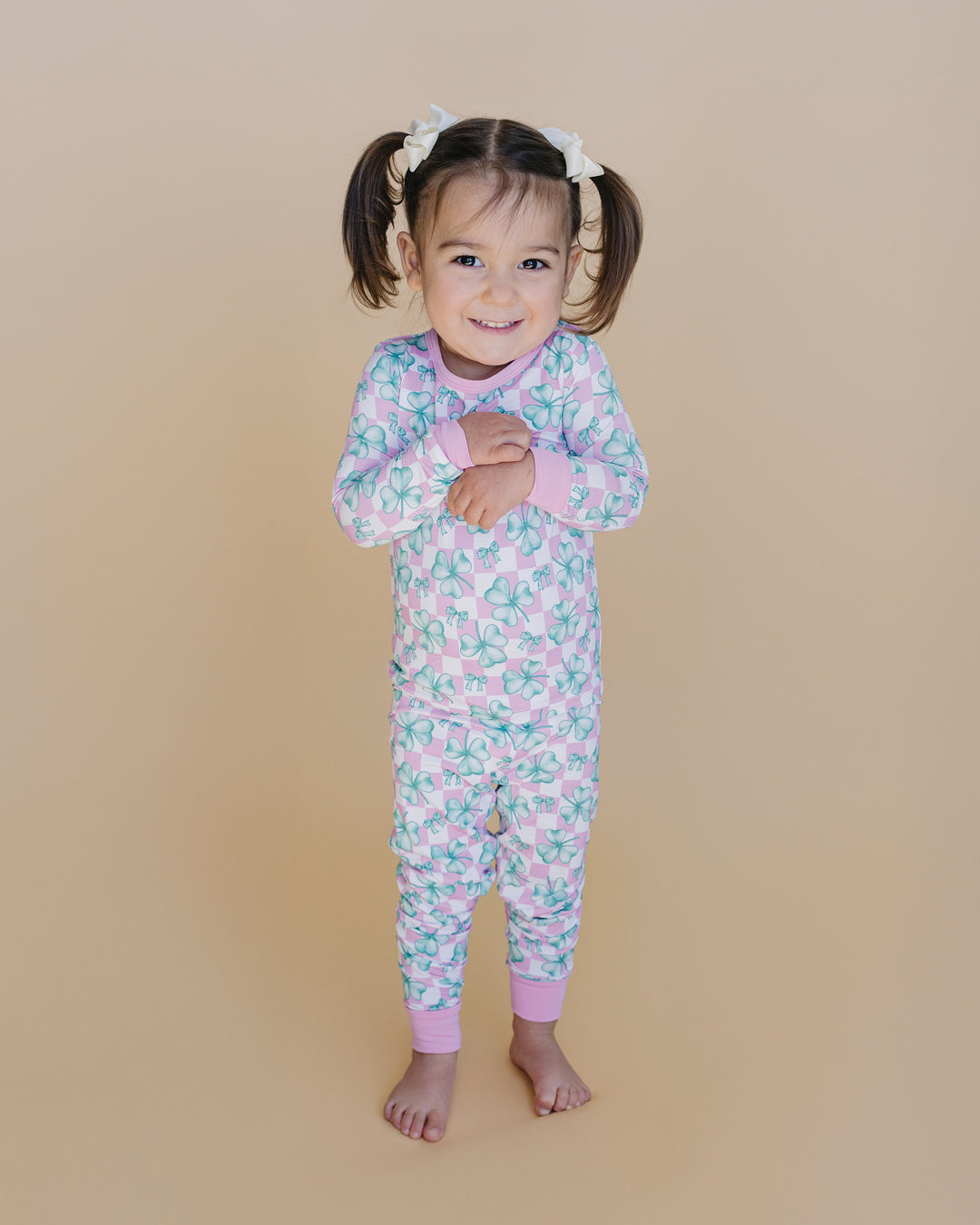 Bamboo Two Piece Set | Shamrock & Bows