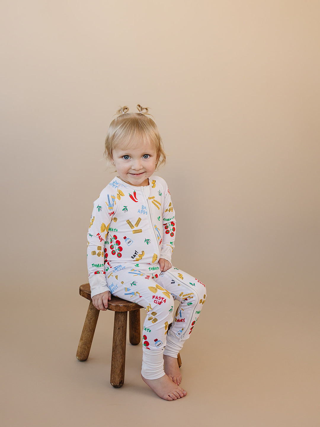 Bamboo Zip Romper | Pasta Club