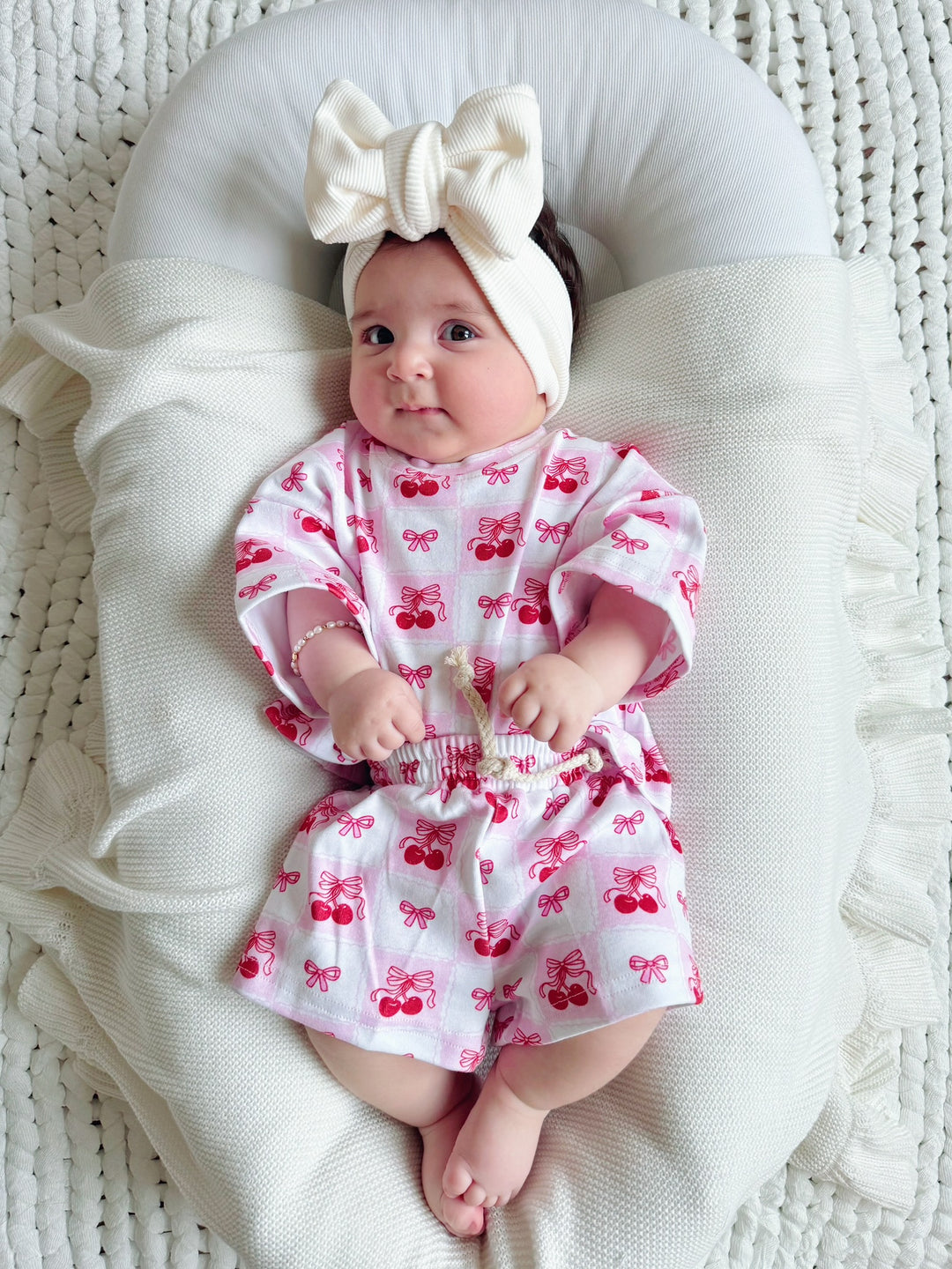 Shorts Set | Checkered Cherry