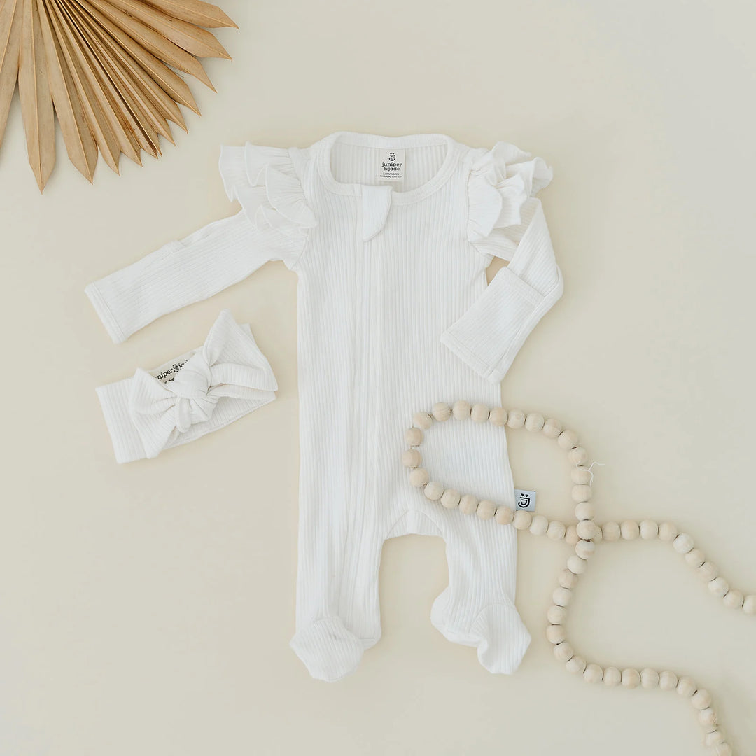 Organic Zip Footie Sets