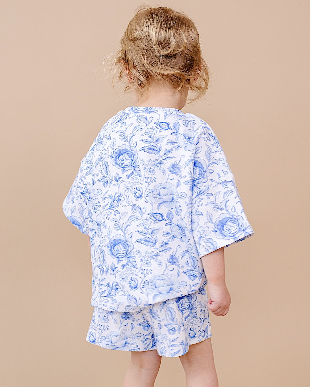 Shorts Set | Blue Flowers