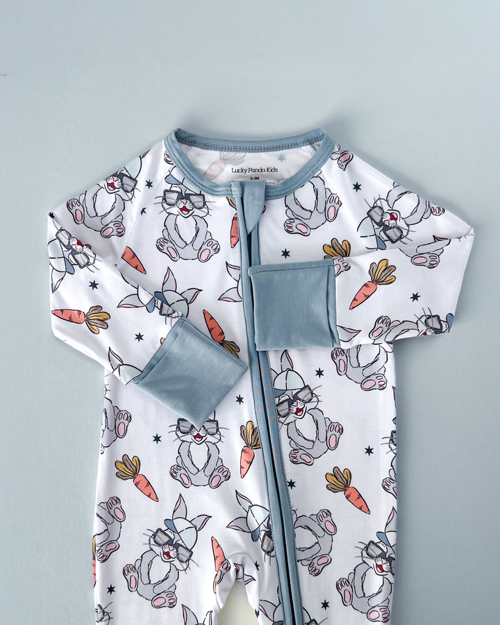 Bamboo Zip Romper | Rad Bunny