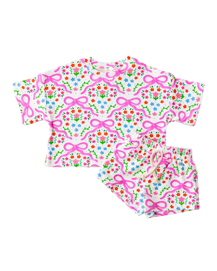 Shorts Set | Coquette Garden