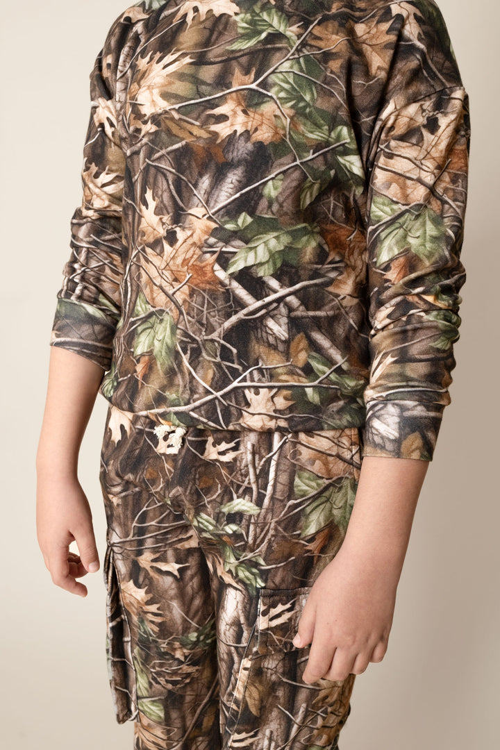 Cargo Jogger Set | Brown Camo