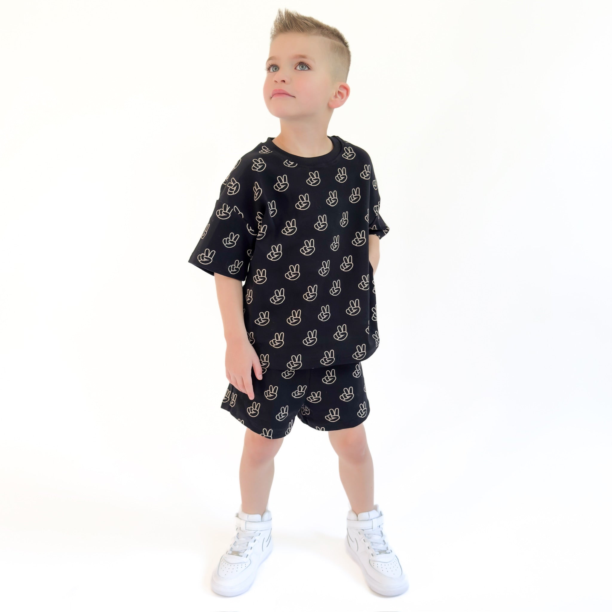 Petit*S KUMA Shorts Set | Good Vibes – LUCKY PANDA KIDS