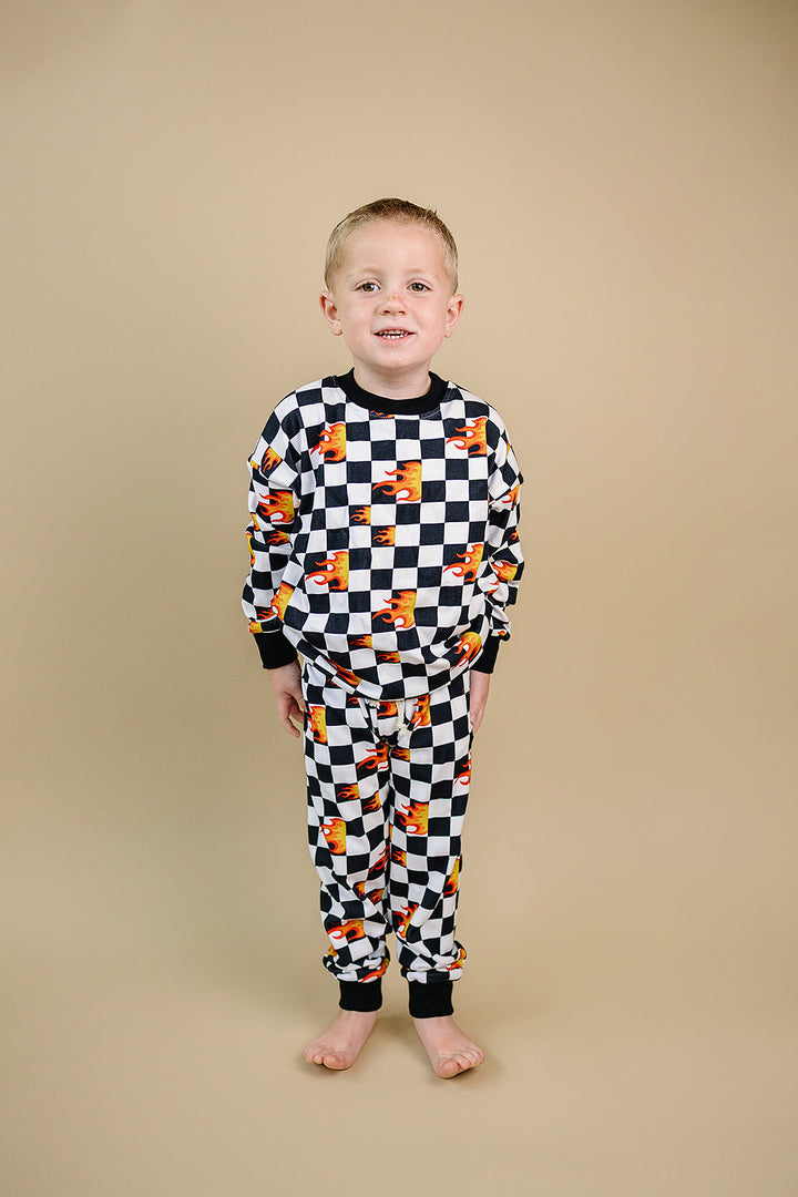 Jogger Set | Checker Blaze