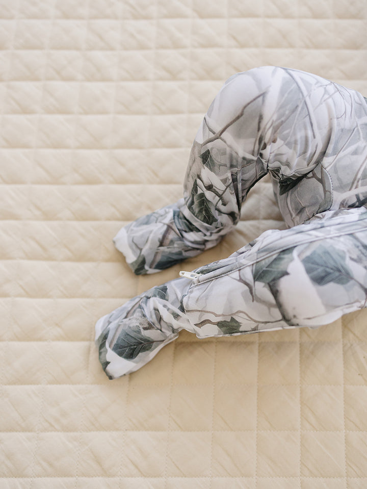 Bamboo Zip Romper | Camo