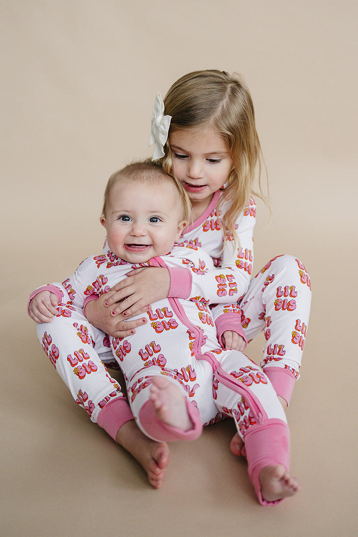 Bamboo Zip Romper | Lil Sis