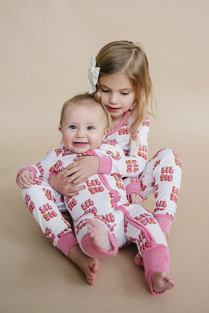 Bamboo Zip Romper | Lil Sis