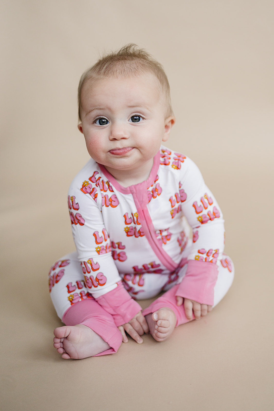 Bamboo Zip Romper | Lil Sis