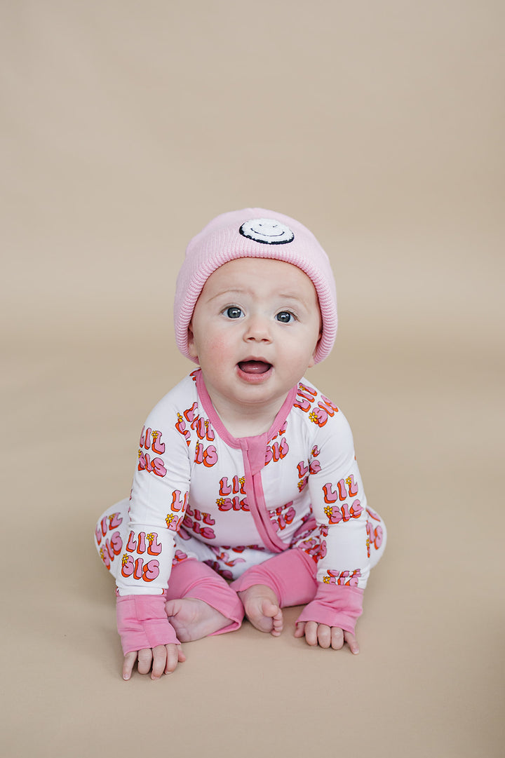 Bamboo Zip Romper | Lil Sis