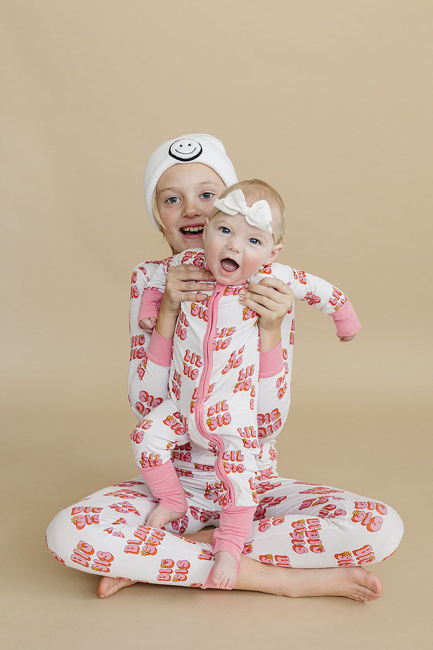 「shushu】KUMA Kids Blanc Bamboo Two Piece Set | Big Sis – LUCKY PANDA KIDS