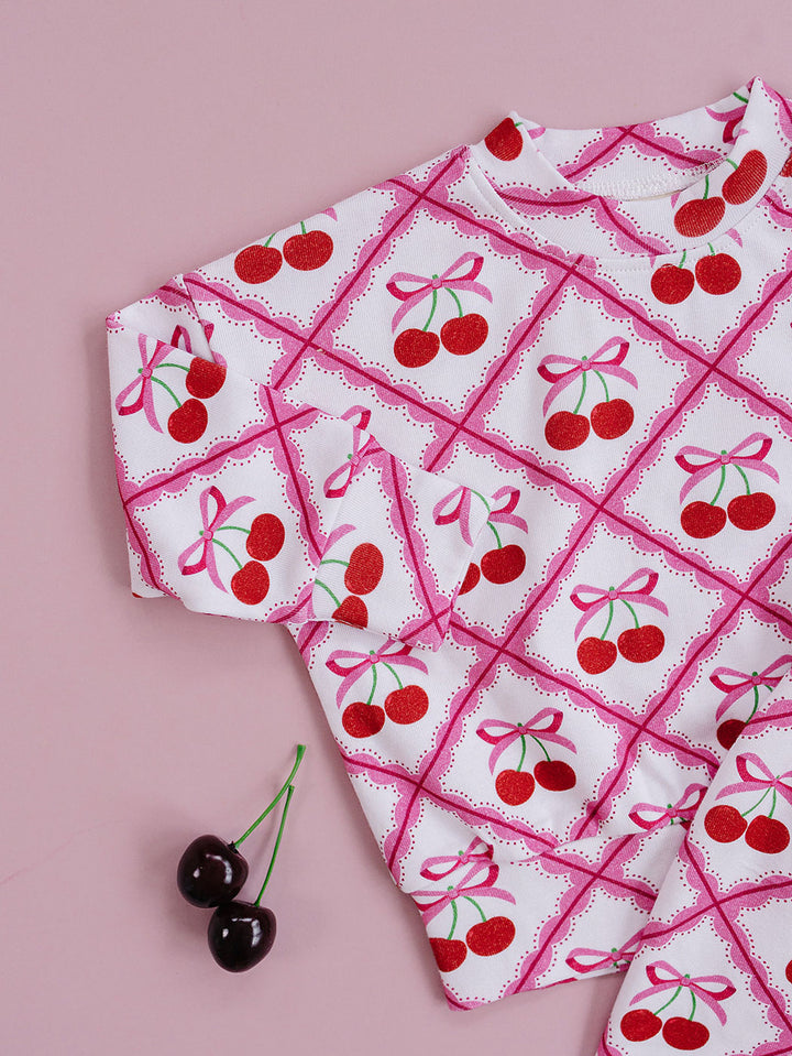 Jogger Set | Cherry Bow