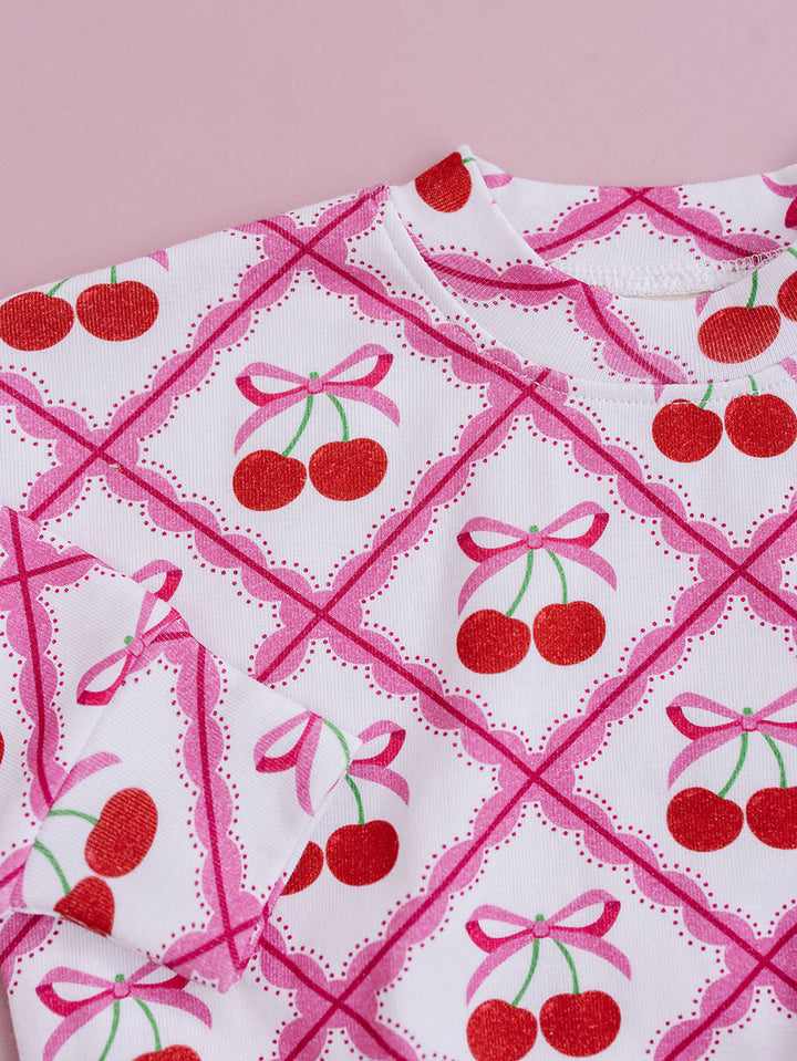 Jogger Set | Cherry Bow