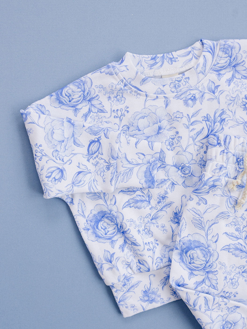 Jogger Set | Blue Flowers