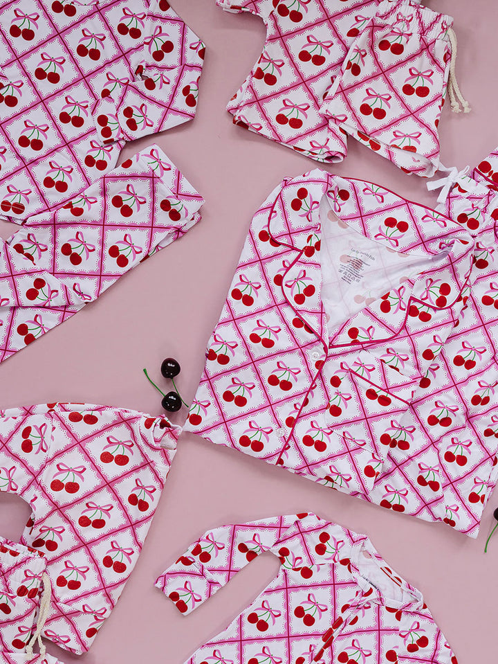 Bamboo Two Piece Set | Cherry Bow