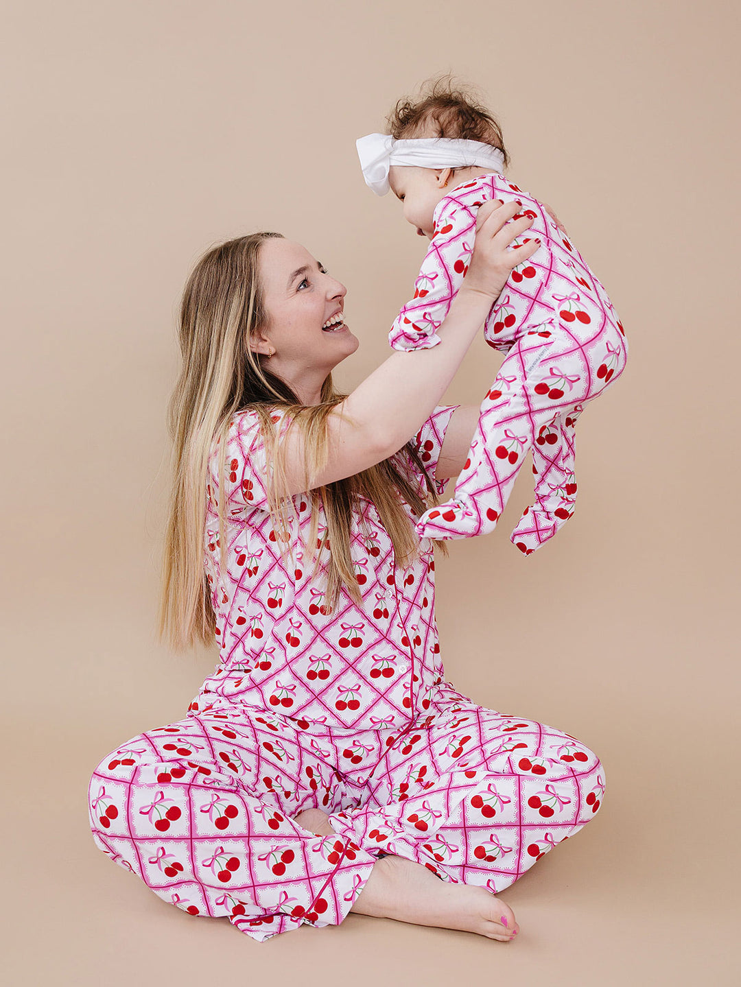 Bamboo Women's Pajamas | Cherry Bow