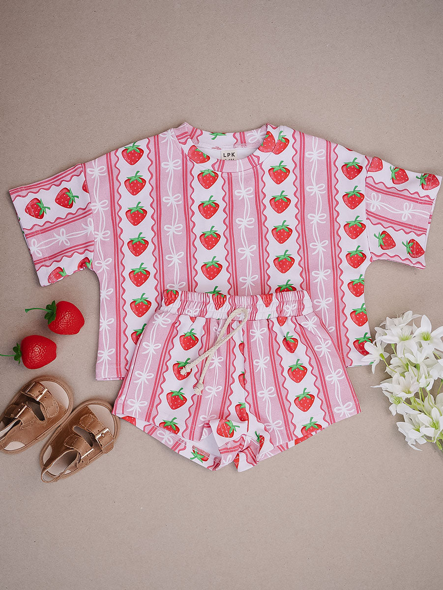 Shorts Set | Strawberry