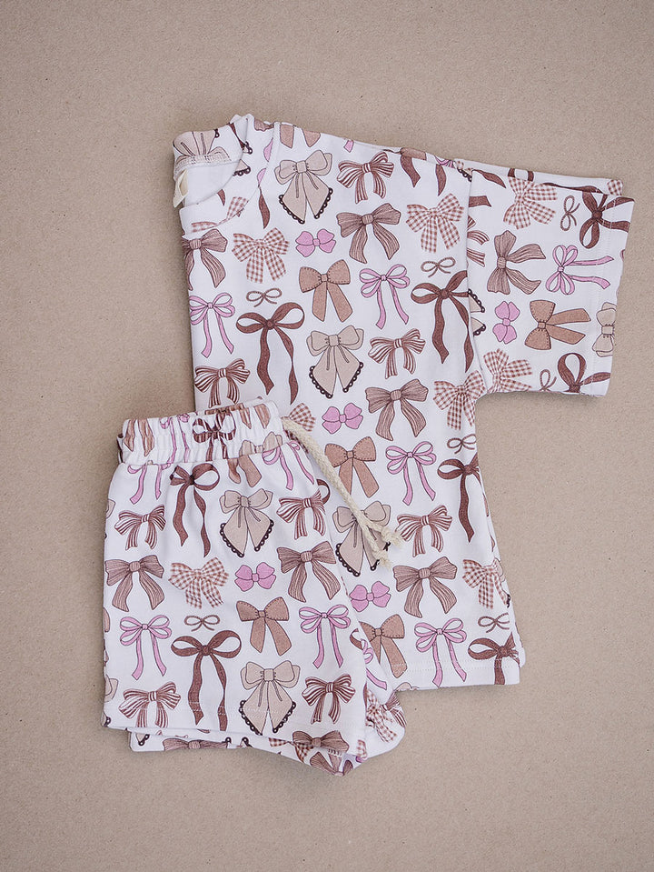 Shorts Set | Mocha Bows