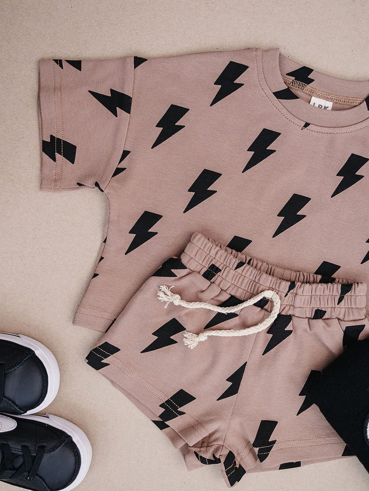 Shorts Set | Mocha Bolts