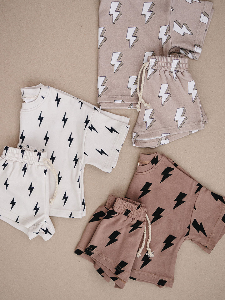Shorts Set | Mocha Bolts