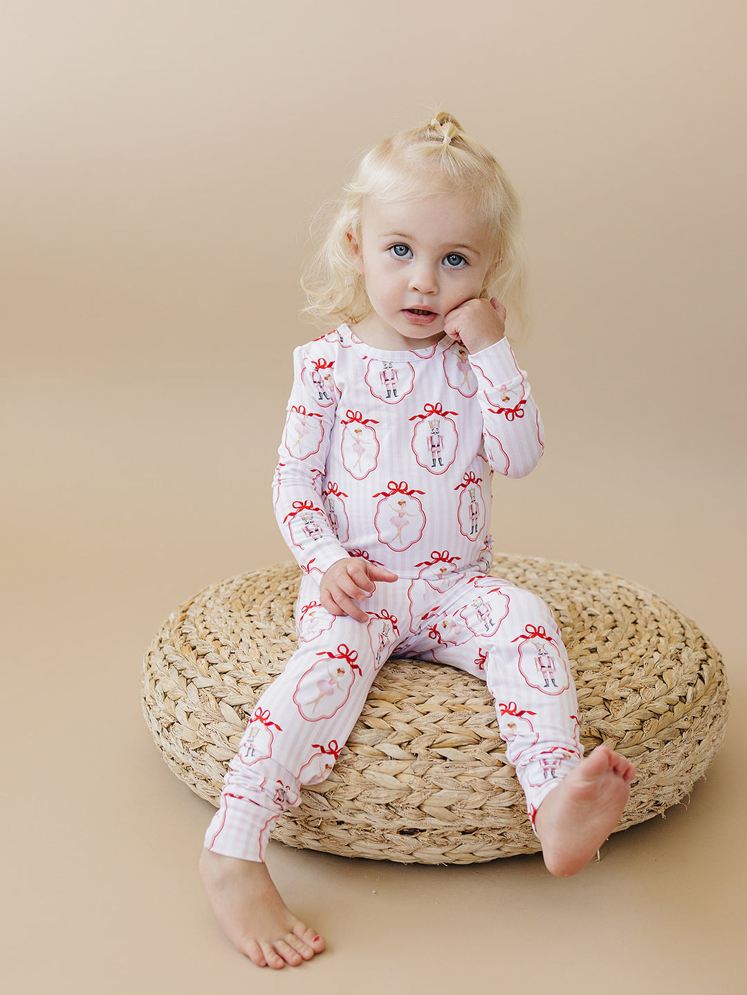 Bamboo Two Piece Set | Pink Nutcracker