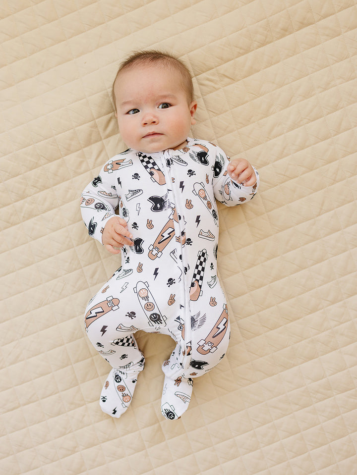 Bamboo Zip Romper | Sk8er