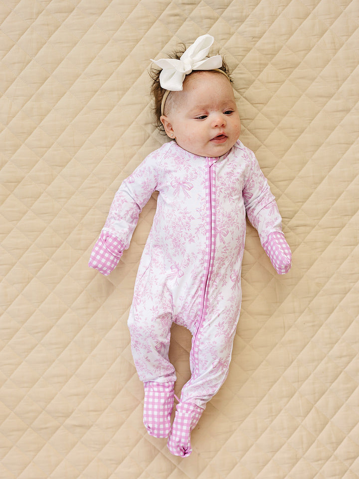 Bamboo Zip Romper | Petal Whimsy