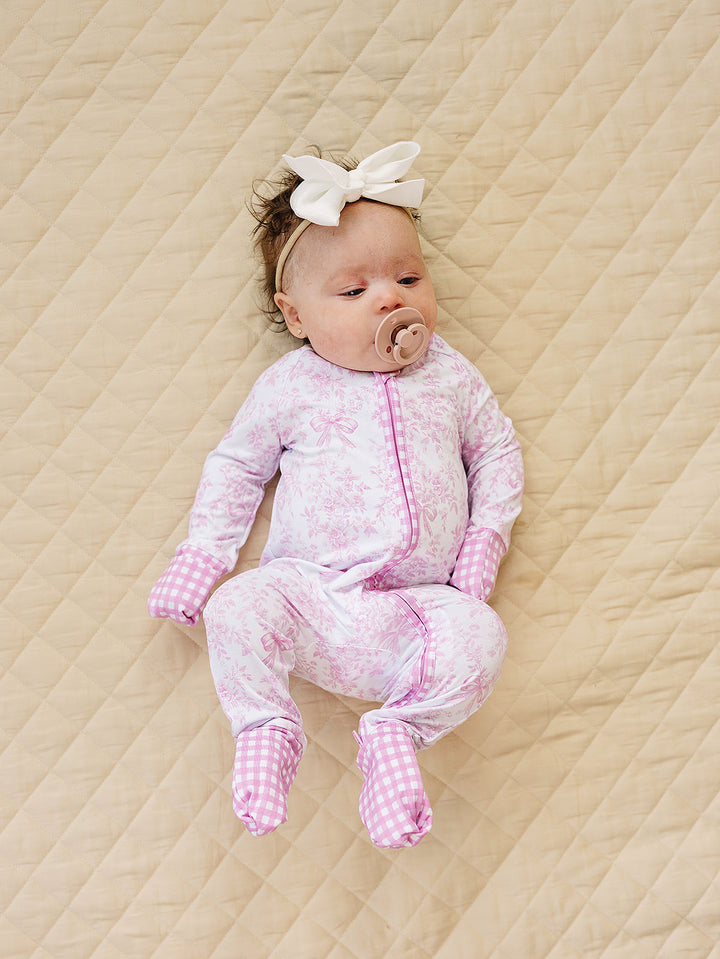 Bamboo Zip Romper | Petal Whimsy