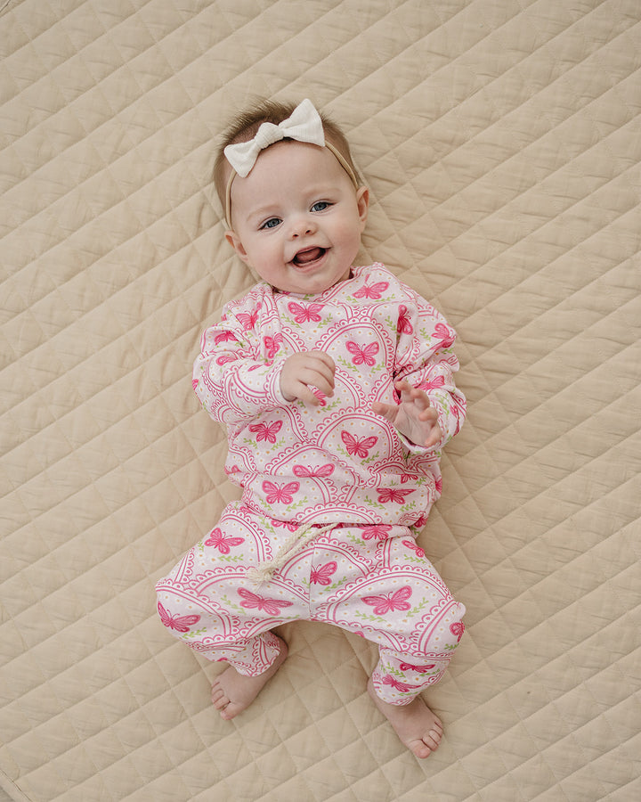 Jogger Set | Pink Butterfly
